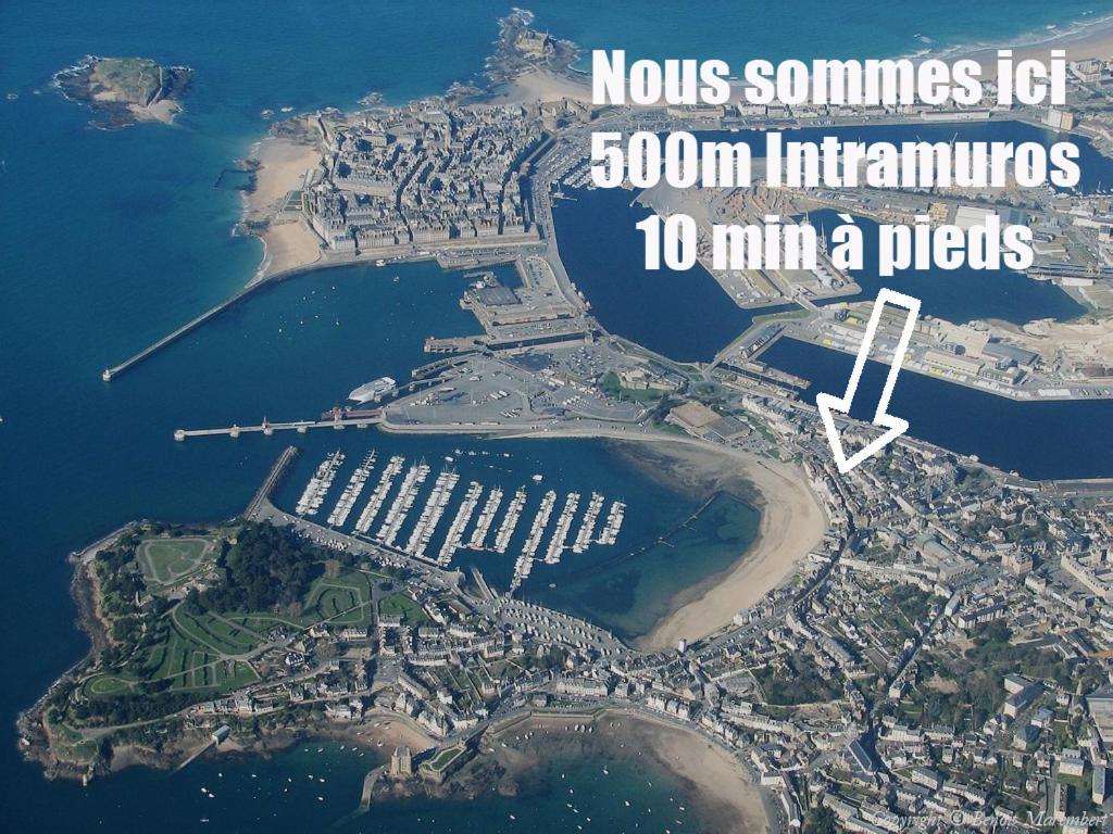 L'Atelier - Rdc - Plage 50M - Remparts 500M Saint-Malo Exterior foto